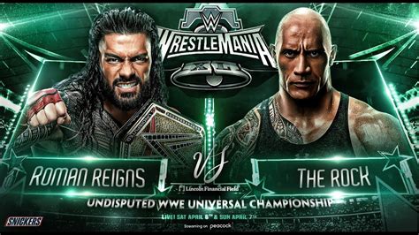 the rock vs roman reigns